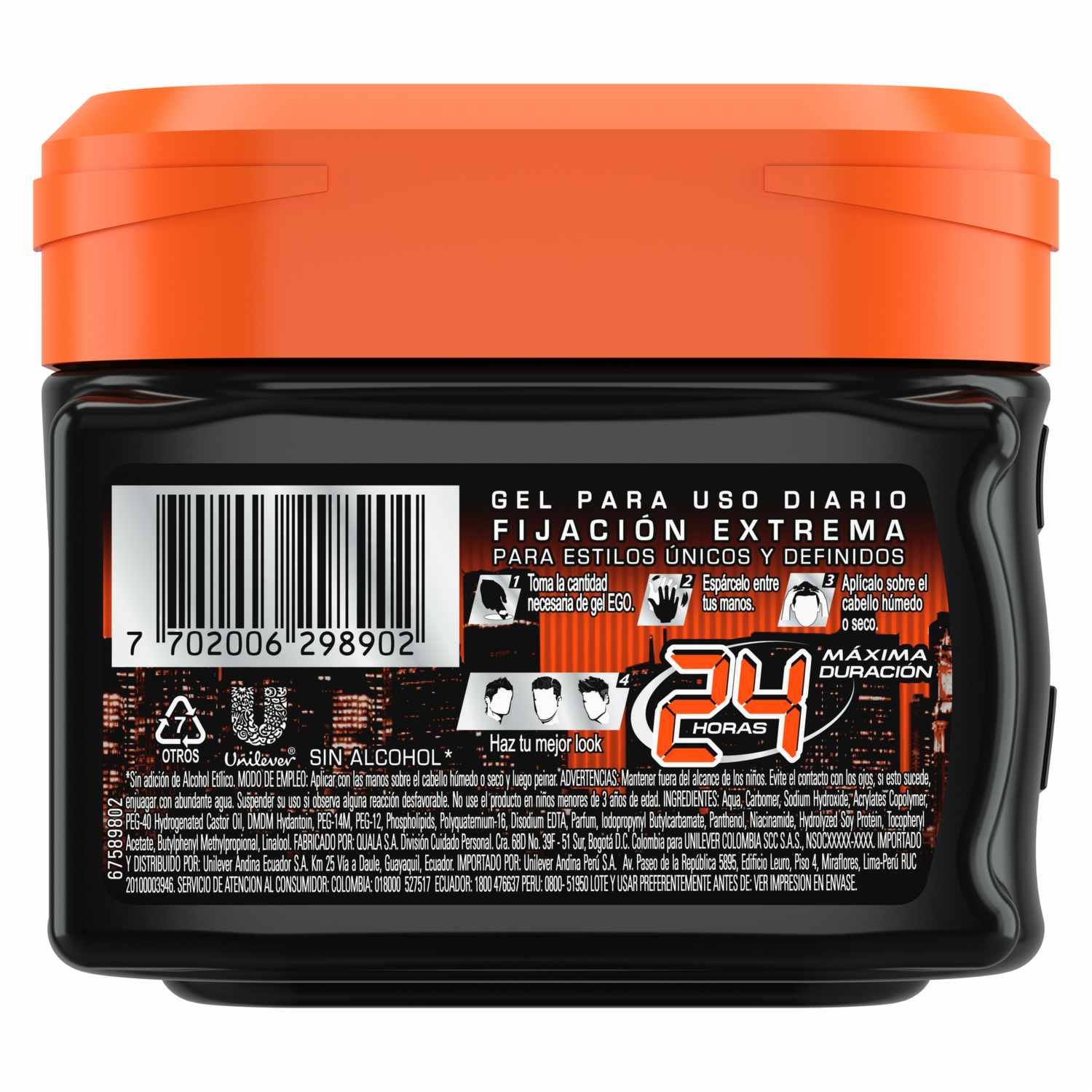 Gel De Cabello Attraction Fragancia Essential EGO 200 G