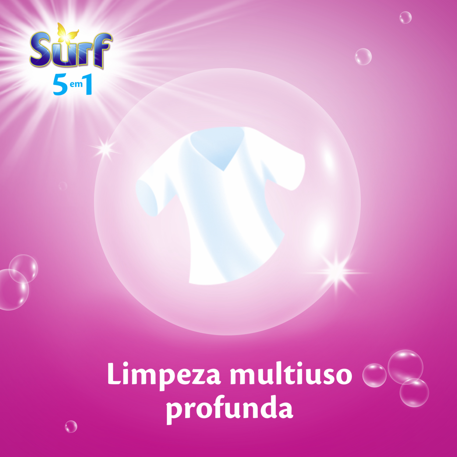 Detergente En Polvo Bicarbonato Y Rosas SURF 5000 G