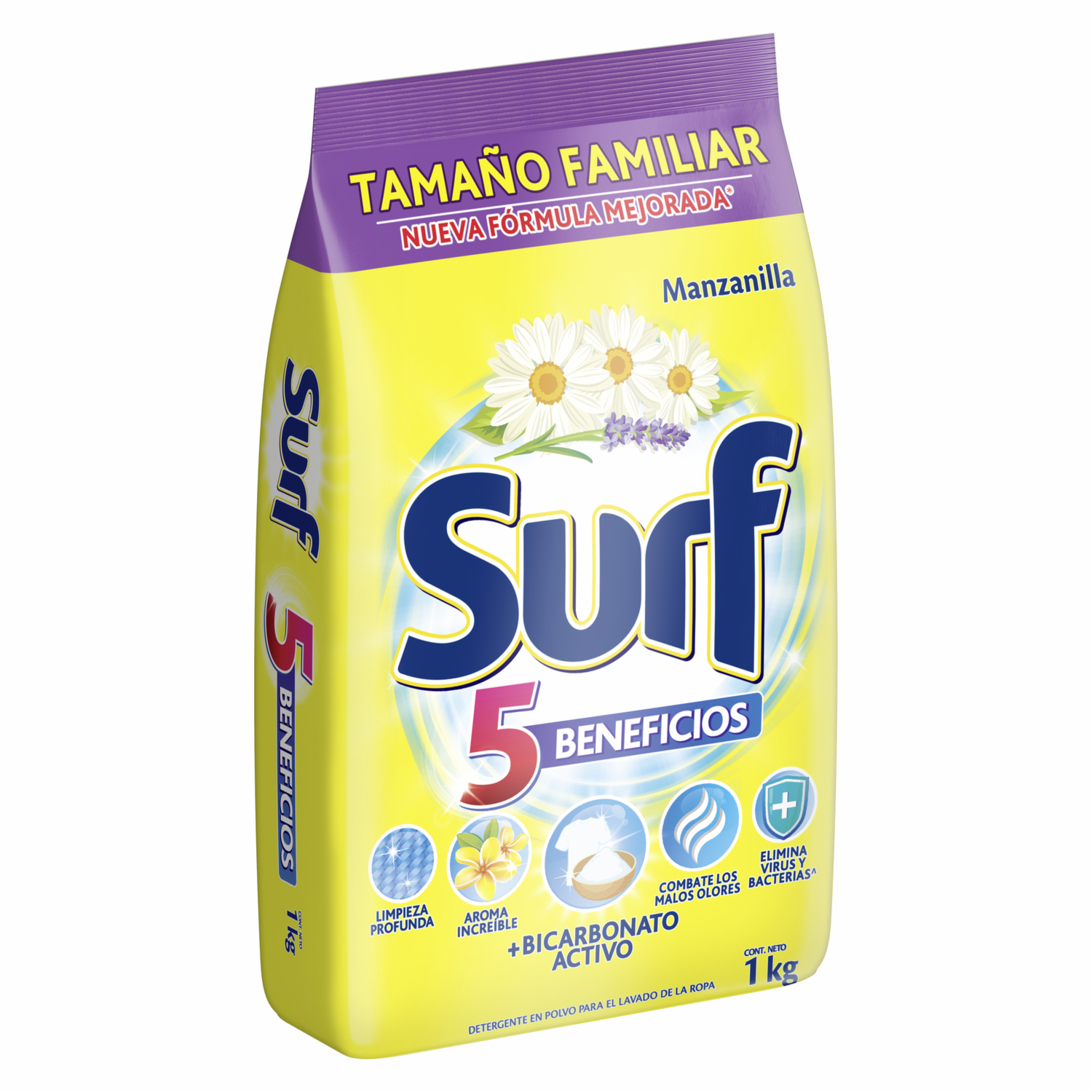 Detergente En Polvo Aroma Manzanilla SURF 1000 G