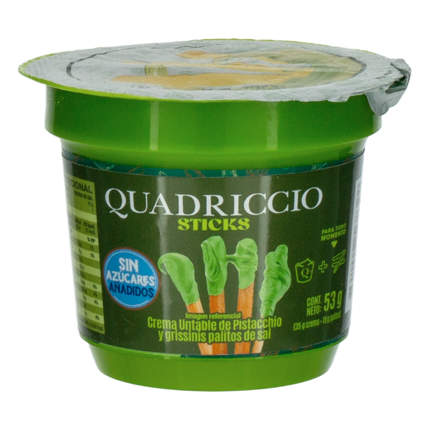 Stick Con Crema De Pistacho QUADRICCIO 53 G