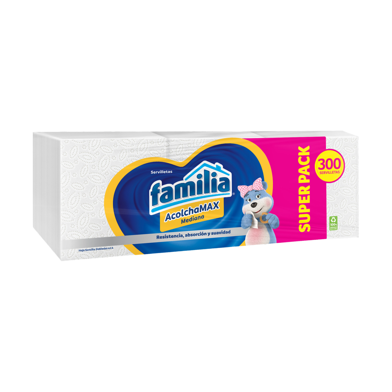 Servilletas Acolchamax Mediana FAMILIA X 300 Uds