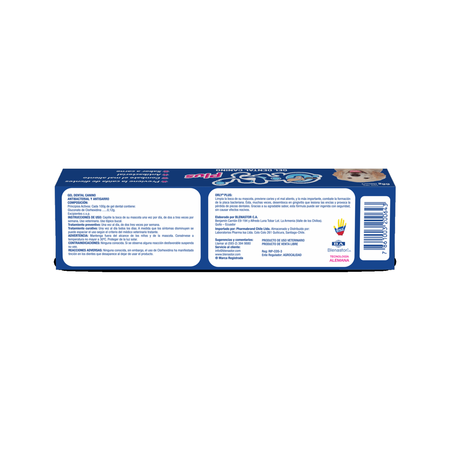 Gel Dental Plus Para Mascota ORLY 50 G