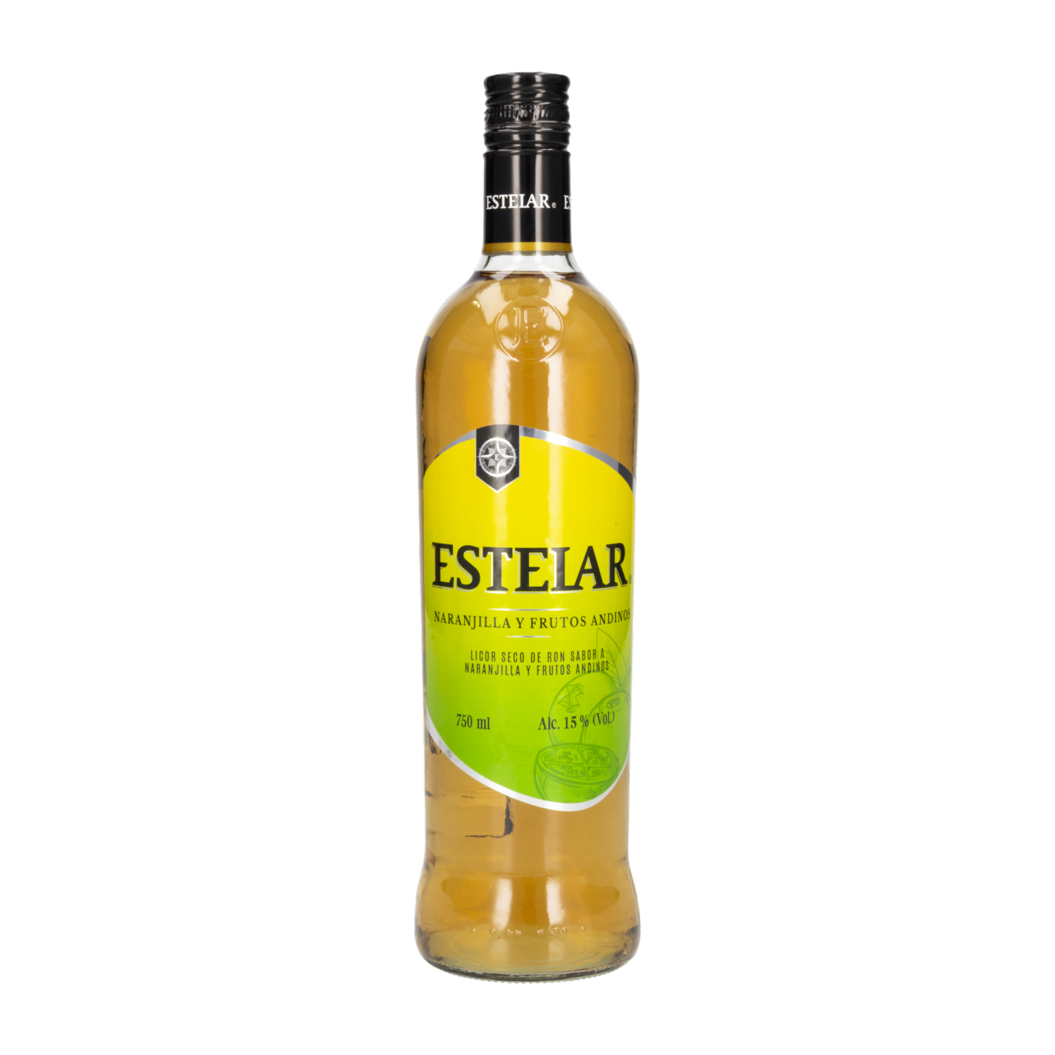 Licor De Ron Naranjilla ESTELAR 750 Ml