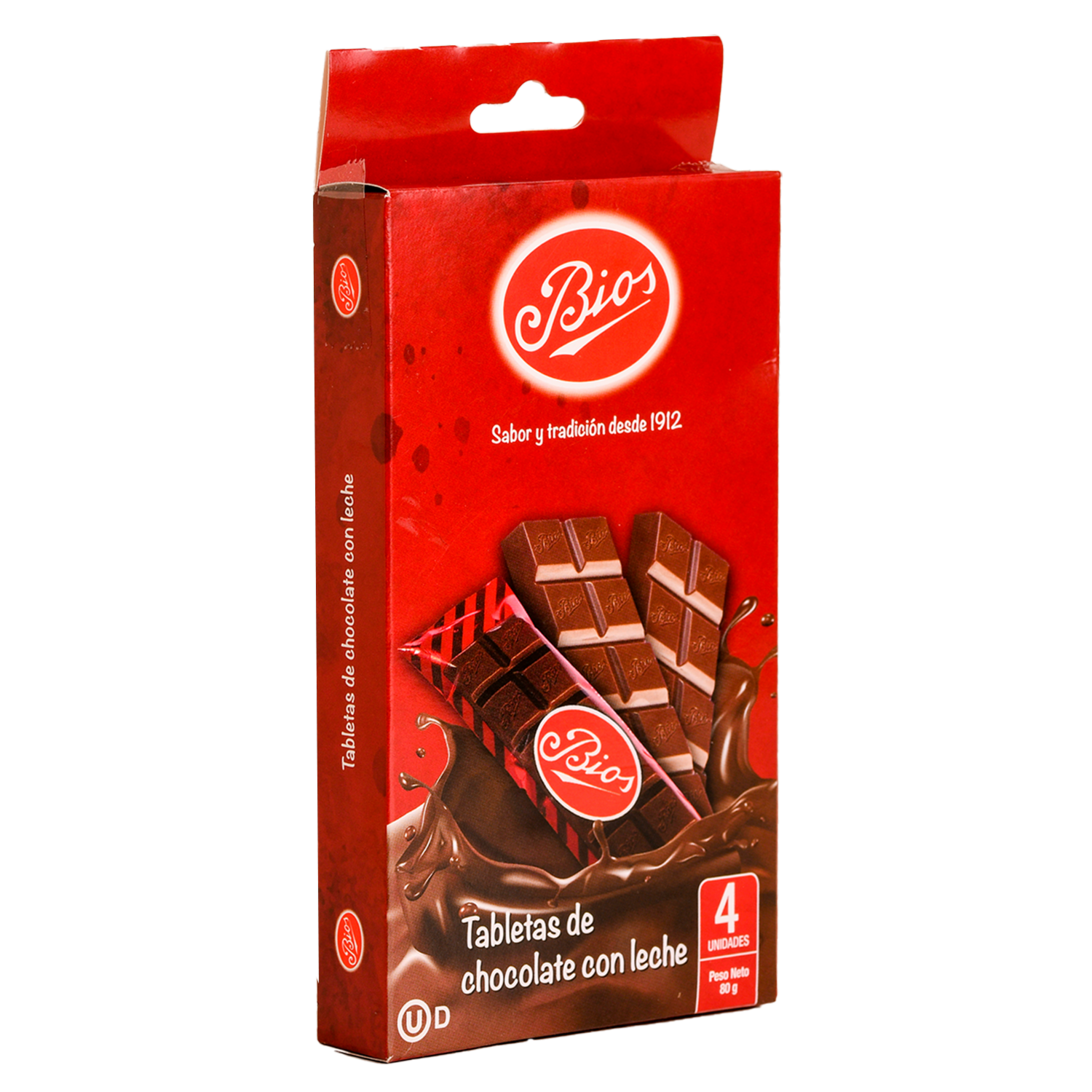 Chocolate Con Leche Tableta BIOS 80 G