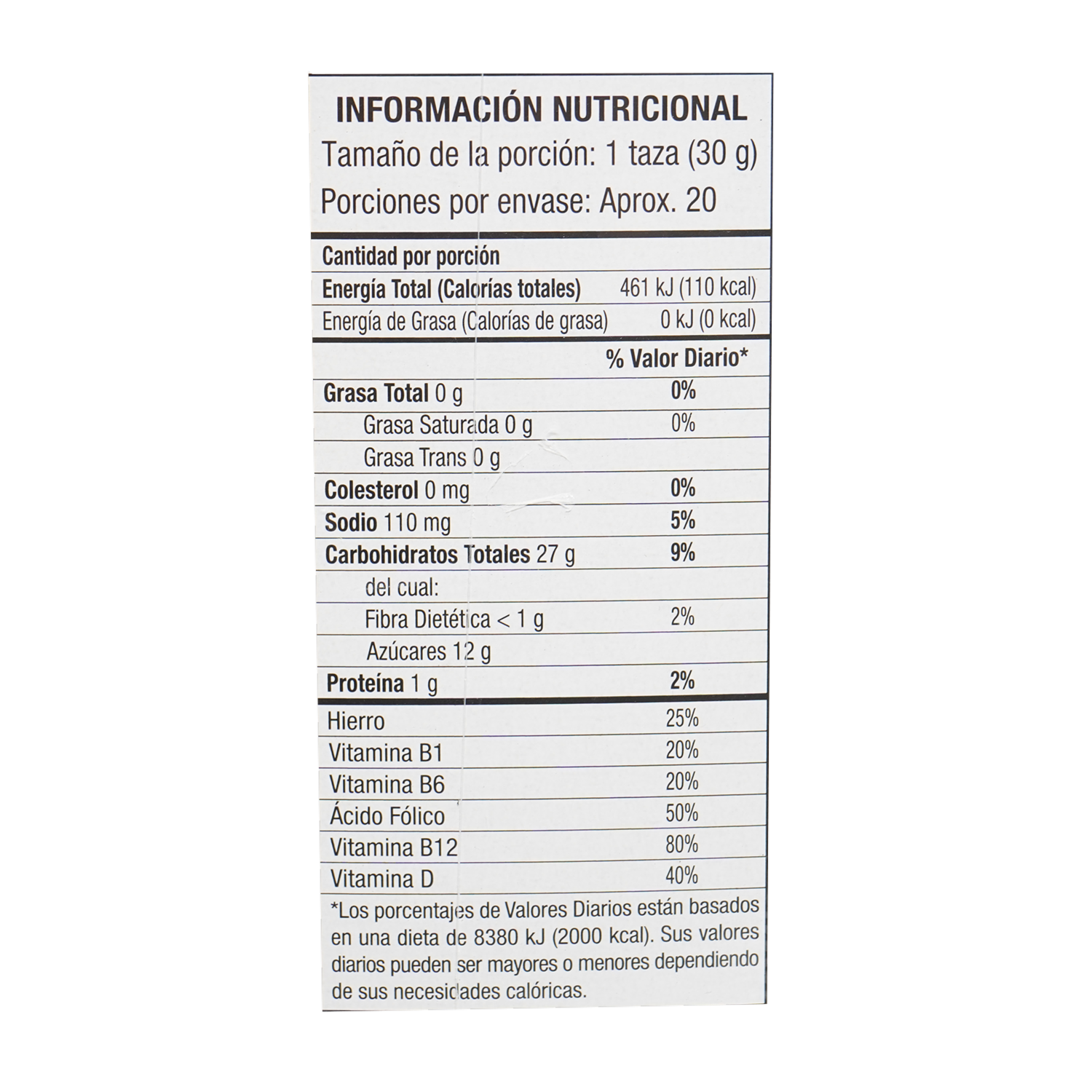 Cereal Hojuelas De Maíz Azucaradas ZUCARITAS 610 G