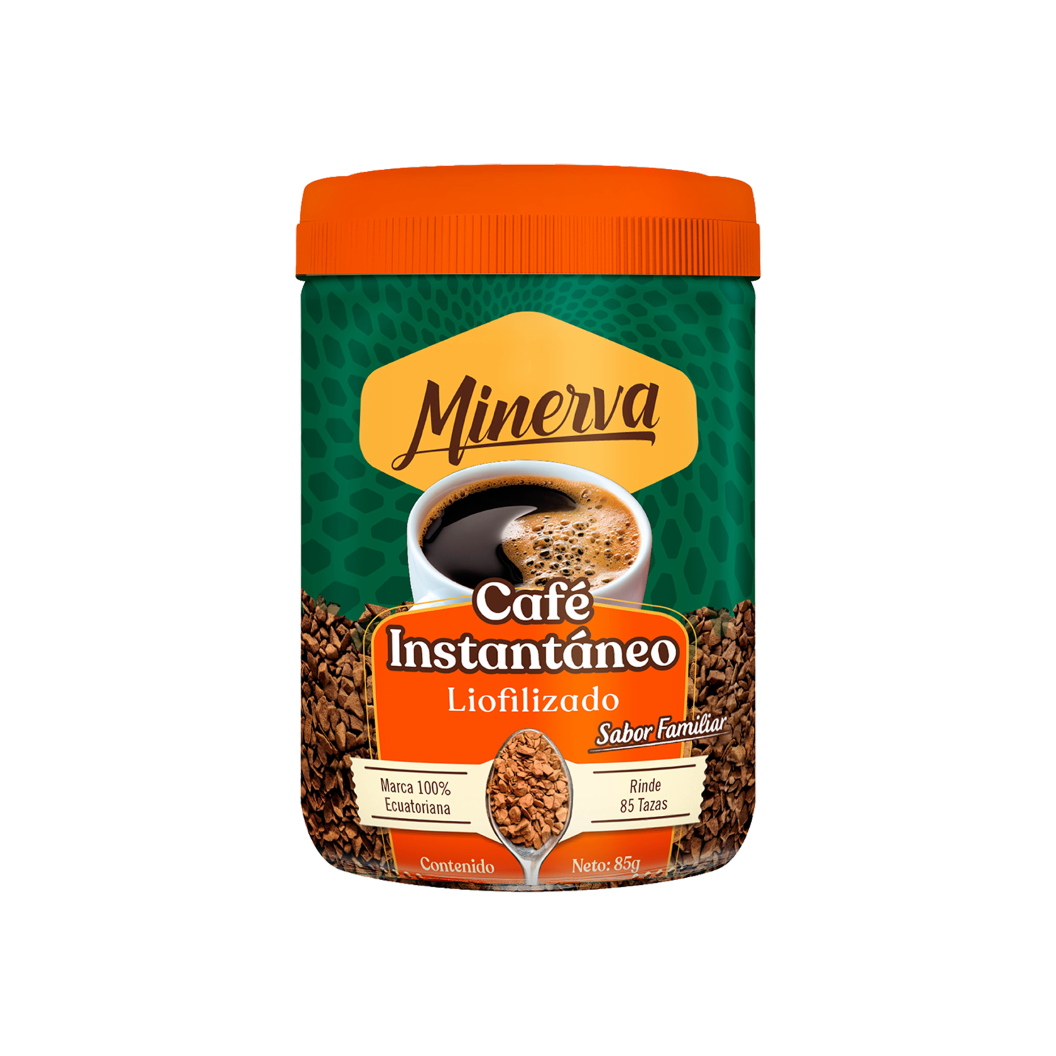 Café Instantáneo Liofilizado MINERVA 85 G