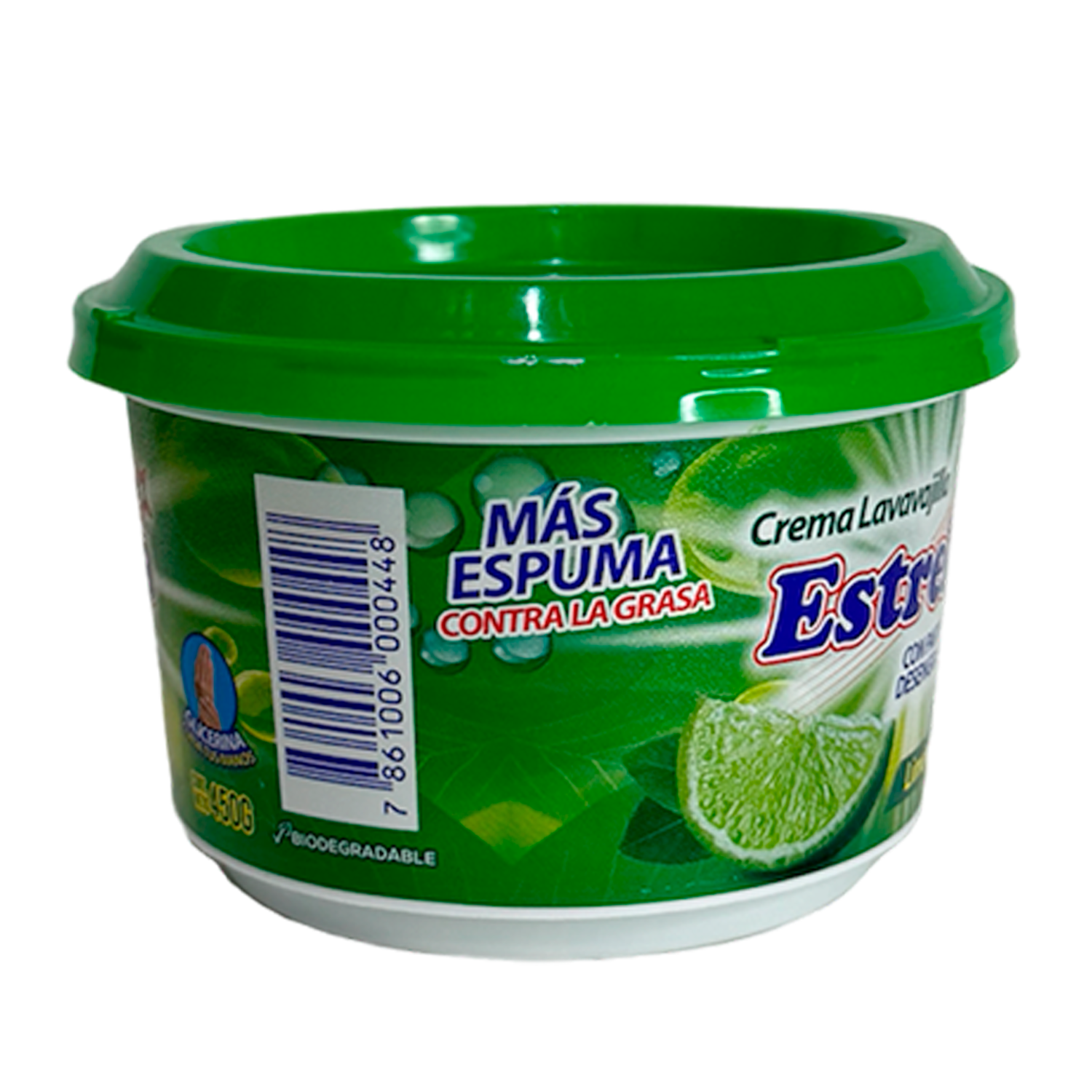 Lavavajillas En Crema Aroma Limón Elimina La Grasa ESTRELLA 450 G