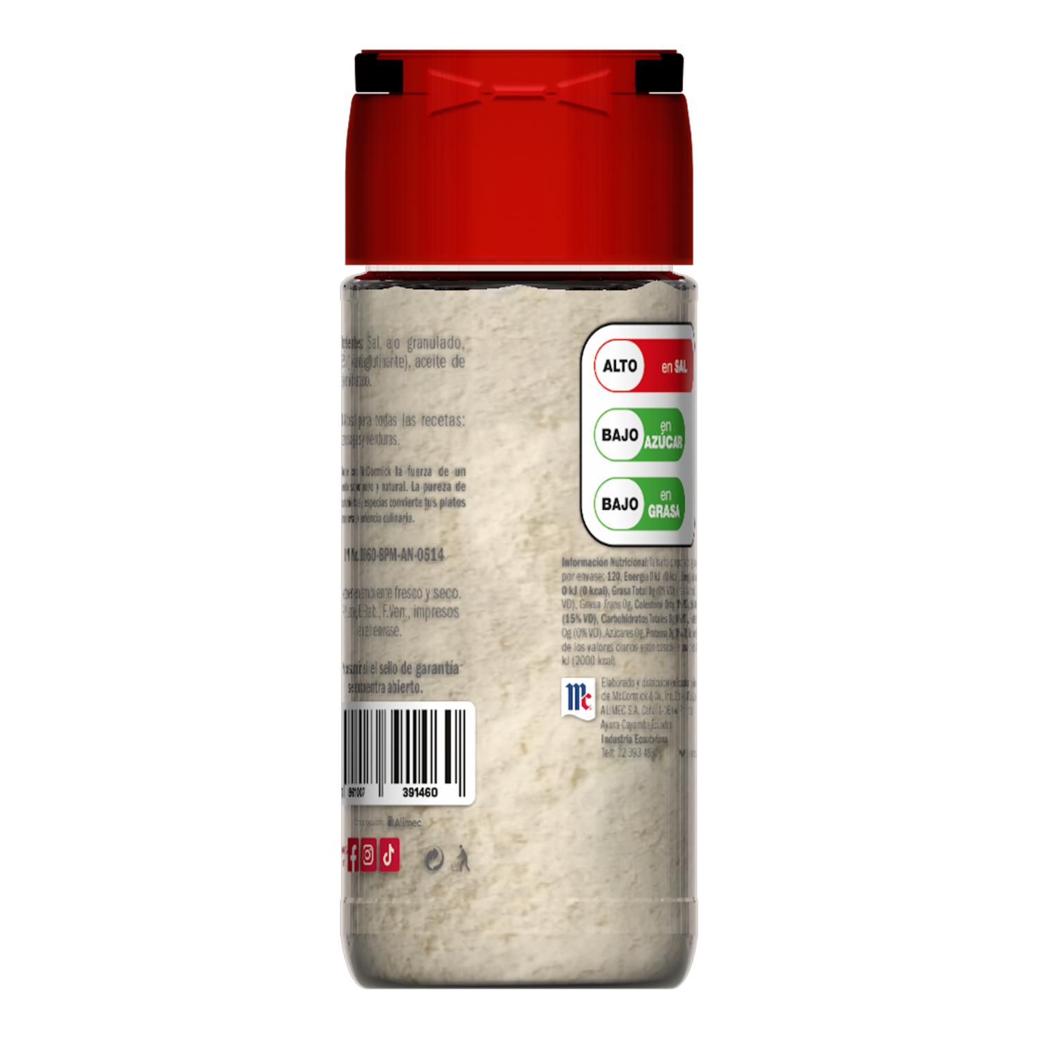 Sal De Ajo MCCORMICK 120 G