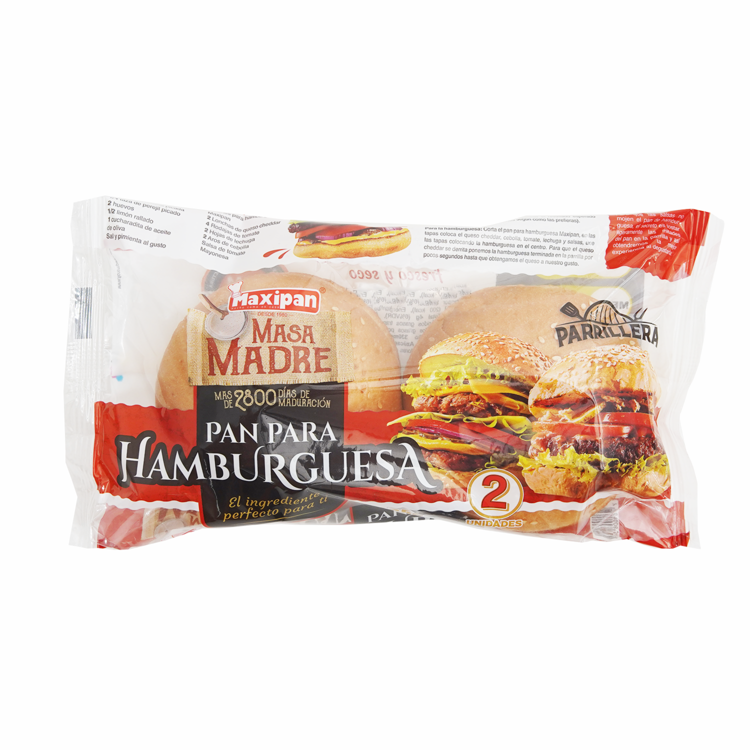Pan Para Hamburguesa MAXIPAN 125 G