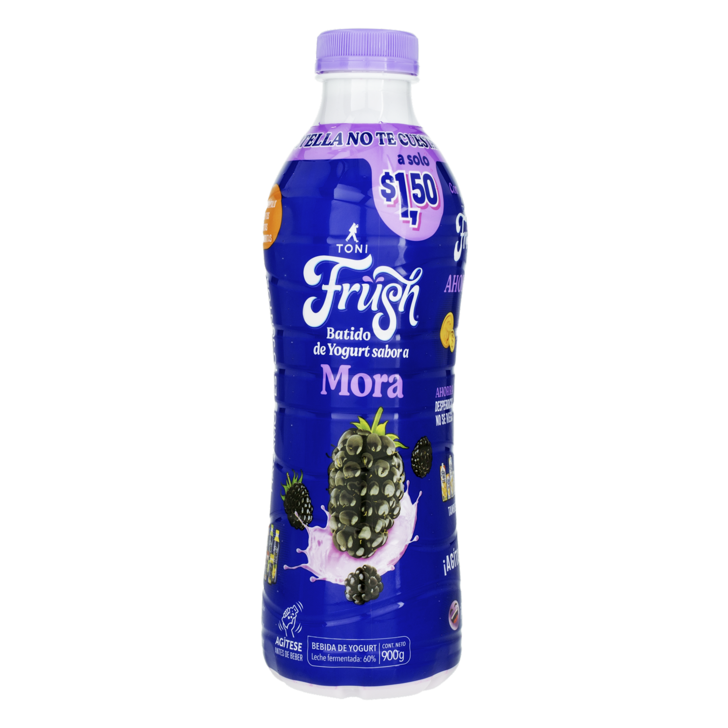 Yogurt Batido Sabor Mora Frush TONI 900 G