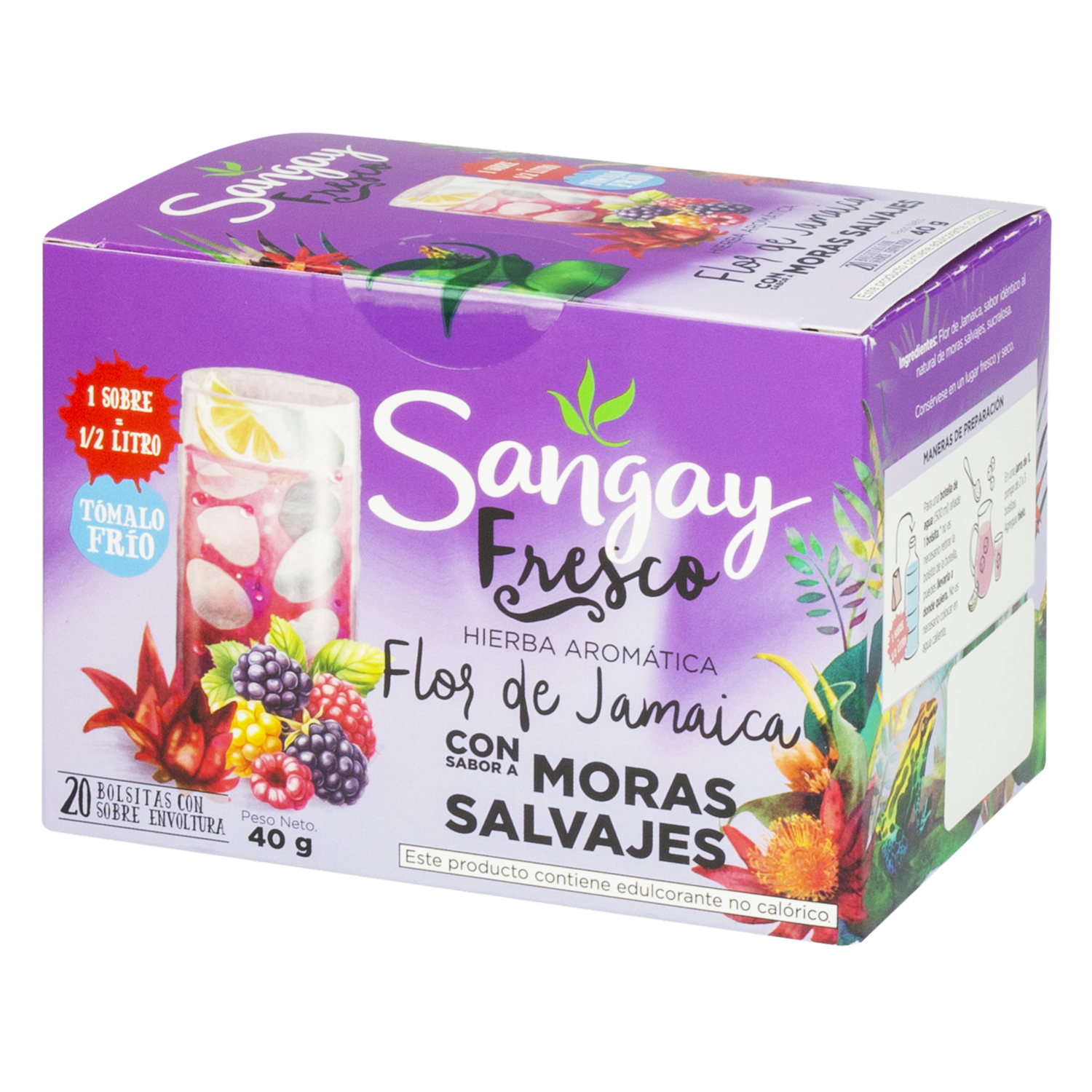Té Frio Y Moras Salvajes SANGAY 40 G