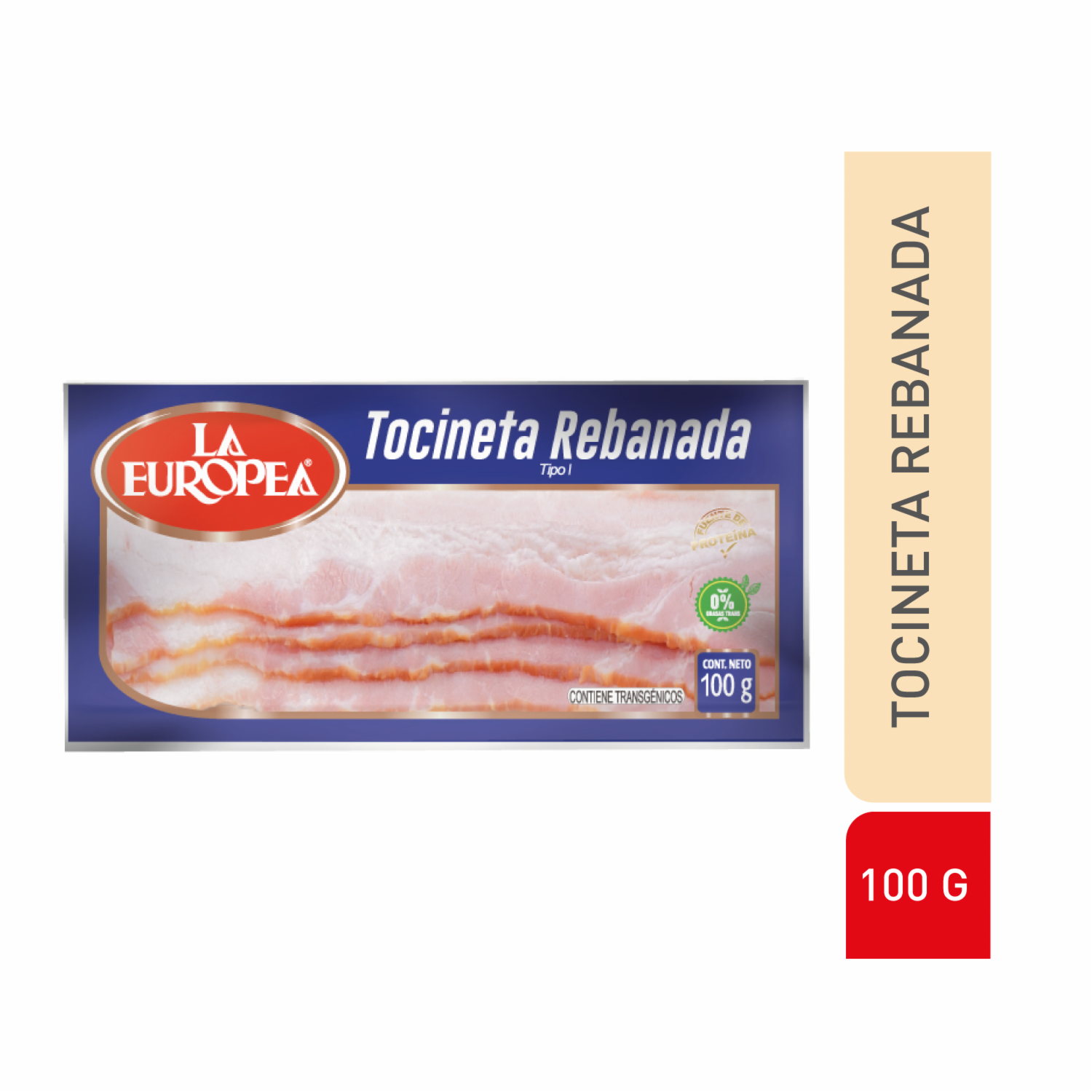 Tocineta Rebanada LA EUROPEA 100 G