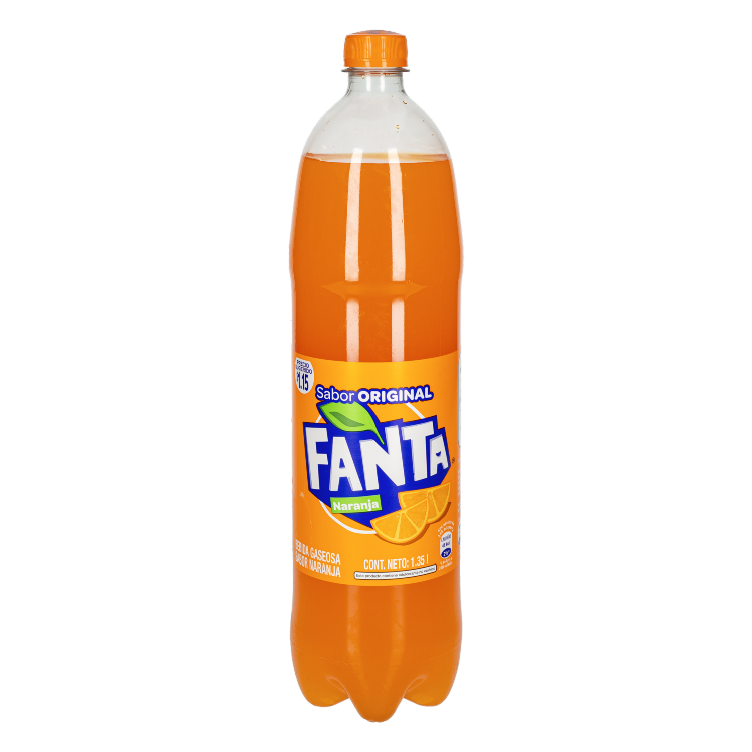 Bebida Gaseosa Sabor A Naranja FANTA 1350 Ml