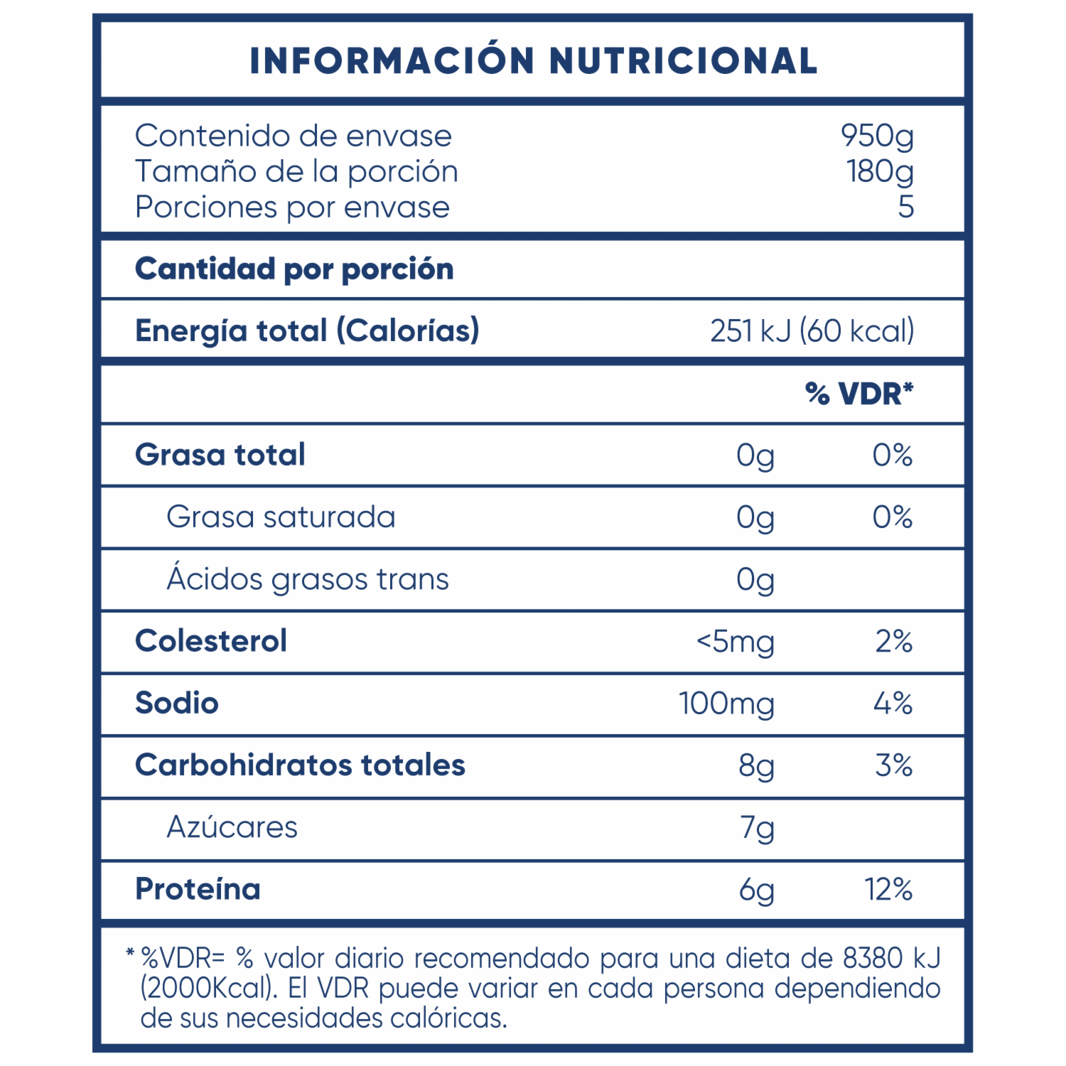 Yogurt Deslactosado De Vainilla CHIVERIA 950 G