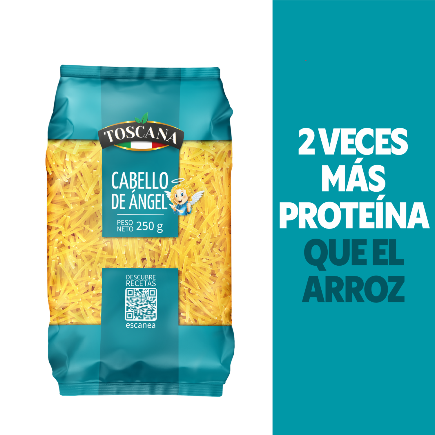 Fideo Cabello Precortado TOSCANA 250 G