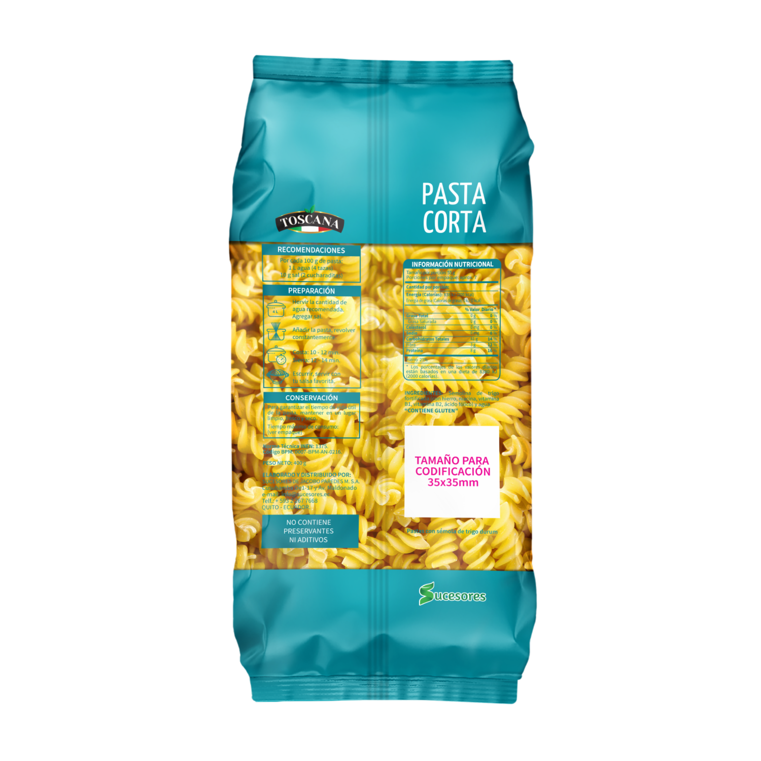 Fideo Broca TOSCANA 400 G