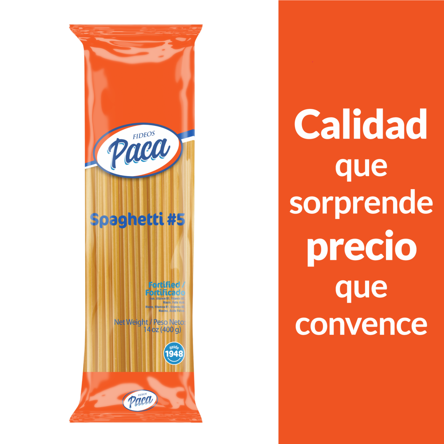 Fideo Spaghetti N°5 PACA 400 G