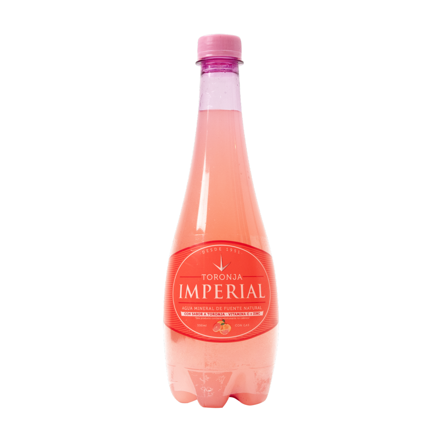 Agua Mineral Sabor Toronja IMPERIAL 550 ML
