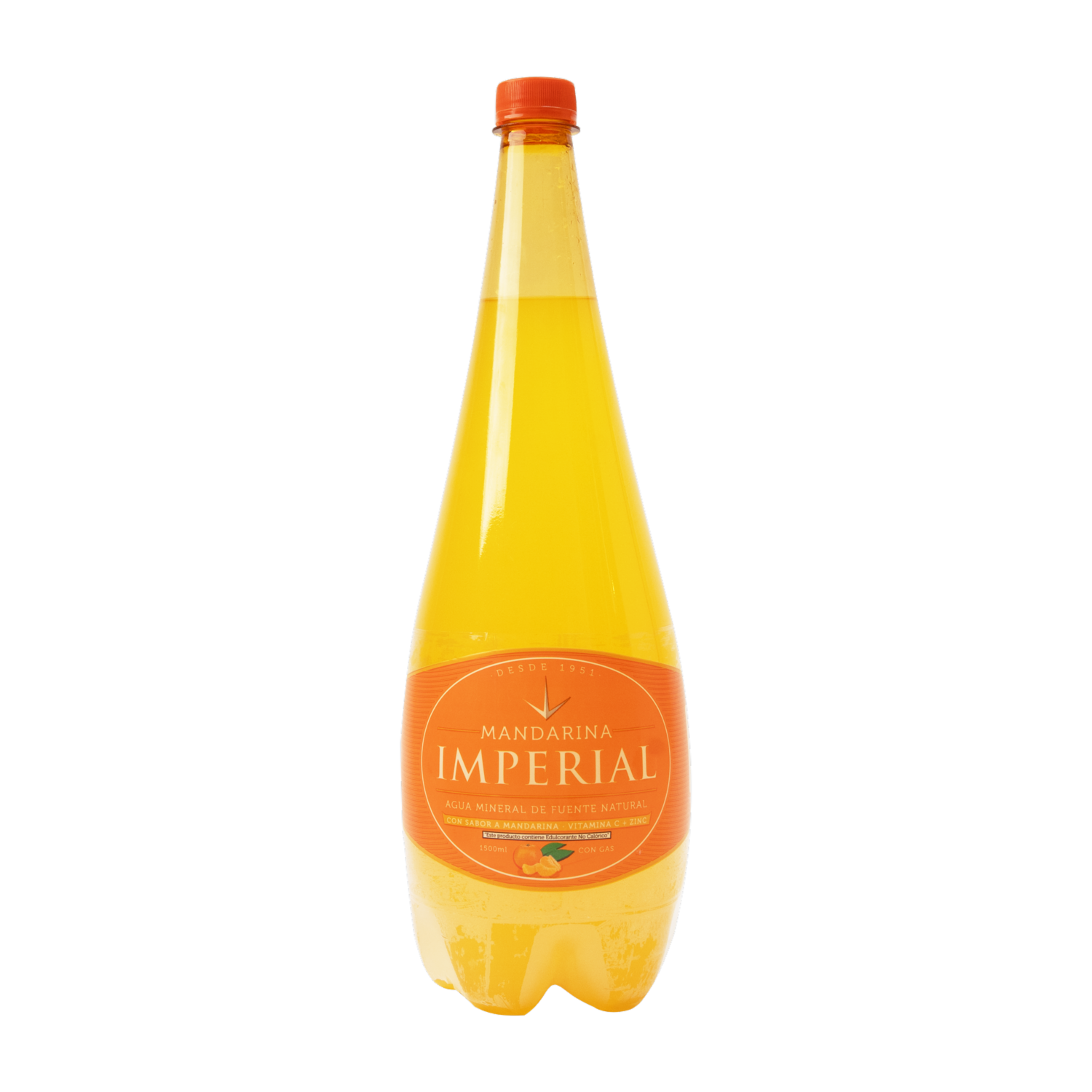Agua Mineral Sabor Mandarina IMPERIAL 1500 ML