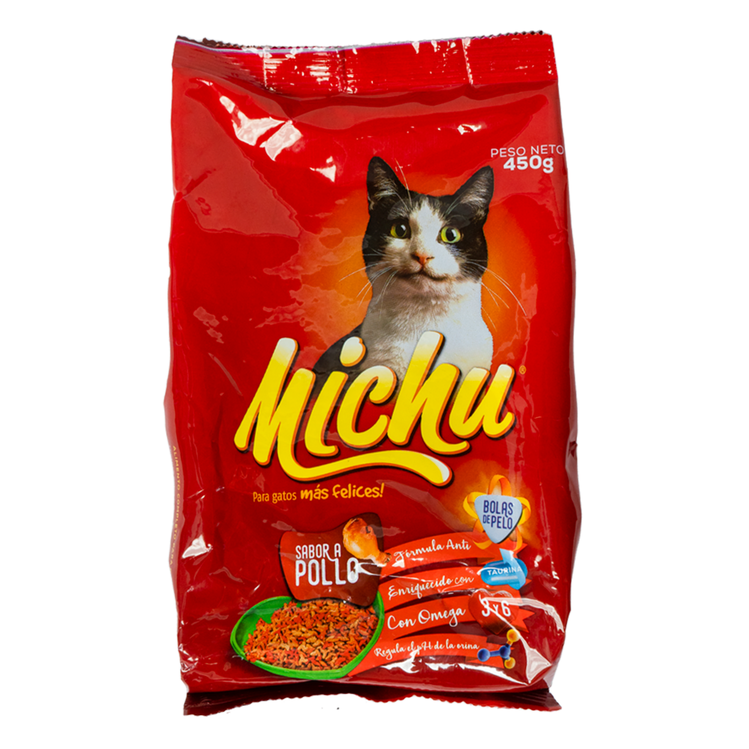 Alimento Para Gatos Adultos MICHU 450 G