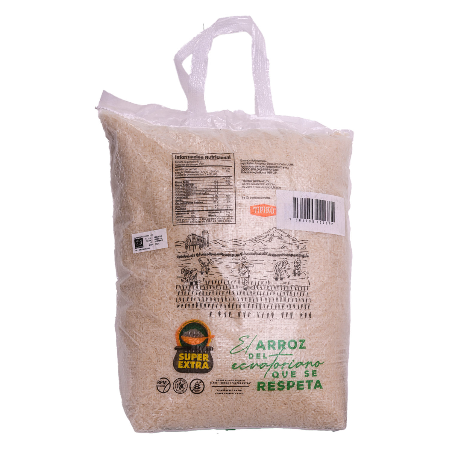 Arroz Sin Gluten Sierra SUPER EXTRA Funda