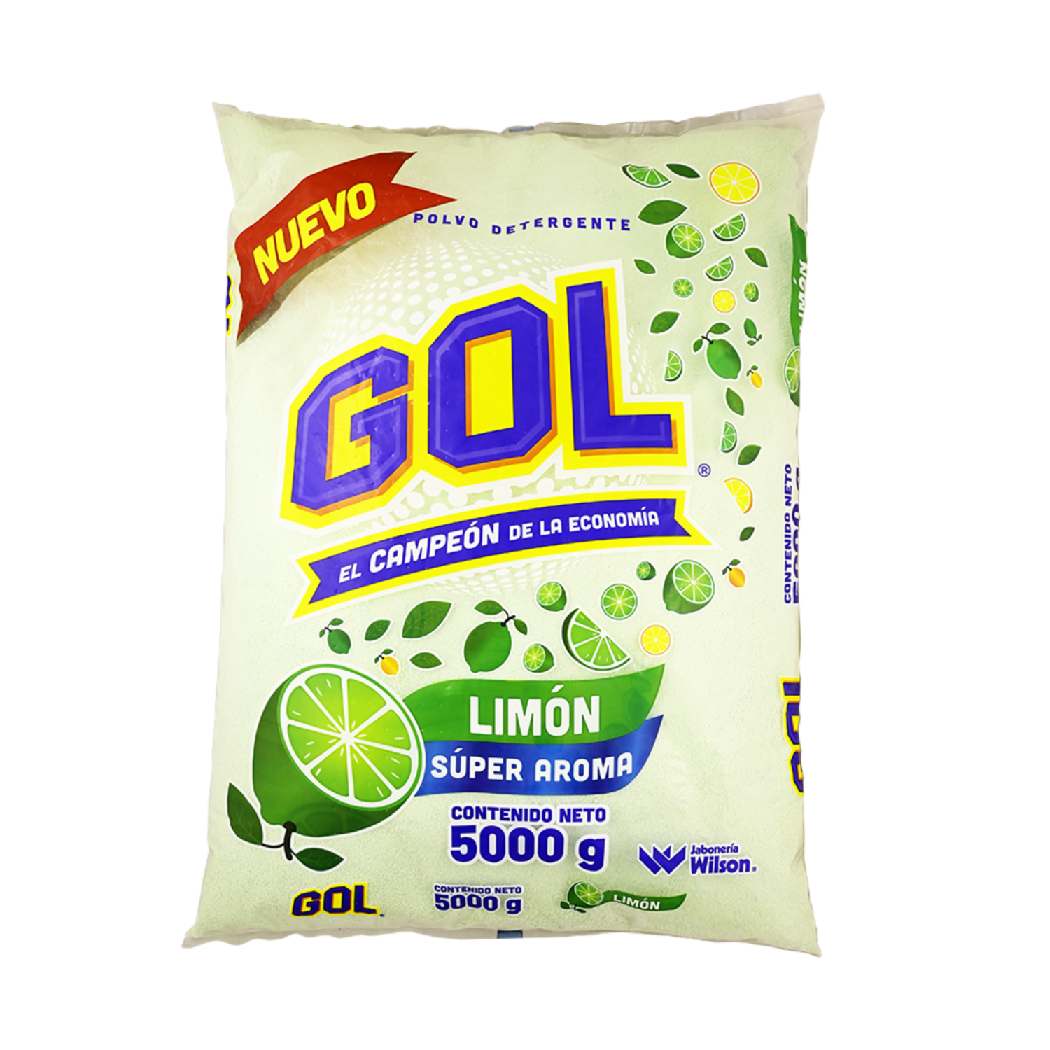 Detergente En Polvo Aroma Limón GOL 5000 G