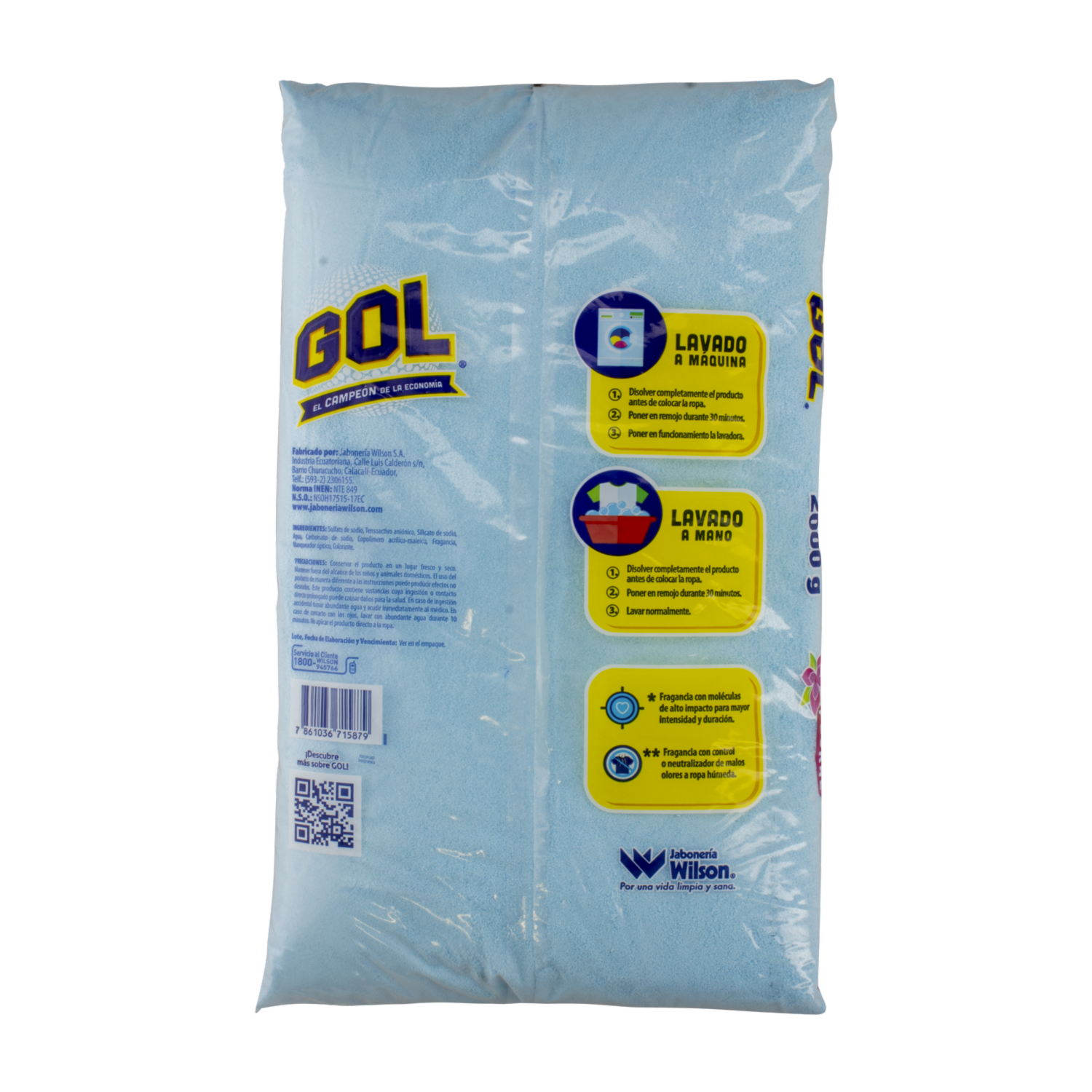 Detergente En Polvo Aroma Floral GOL 2000 G