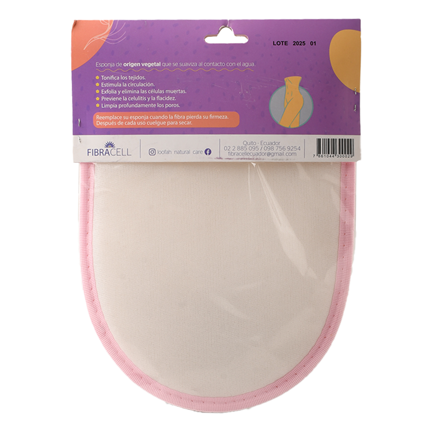 Guante Para Baño Para Limpieza Corporal LOOFAH Unidad