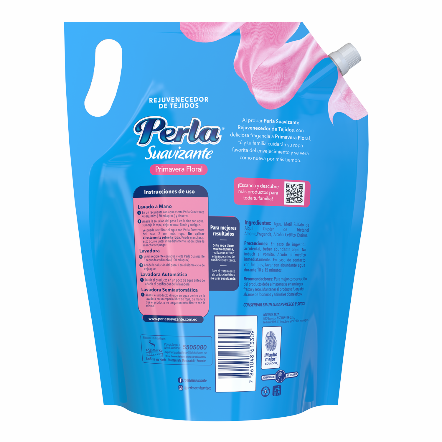 Suavizante Fragancia Primavera PERLA 2.40l