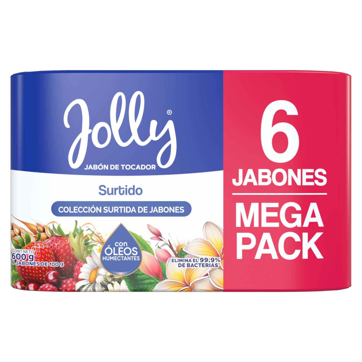 Jabón De Tocador Surtido JOLLY 6 X 100 G