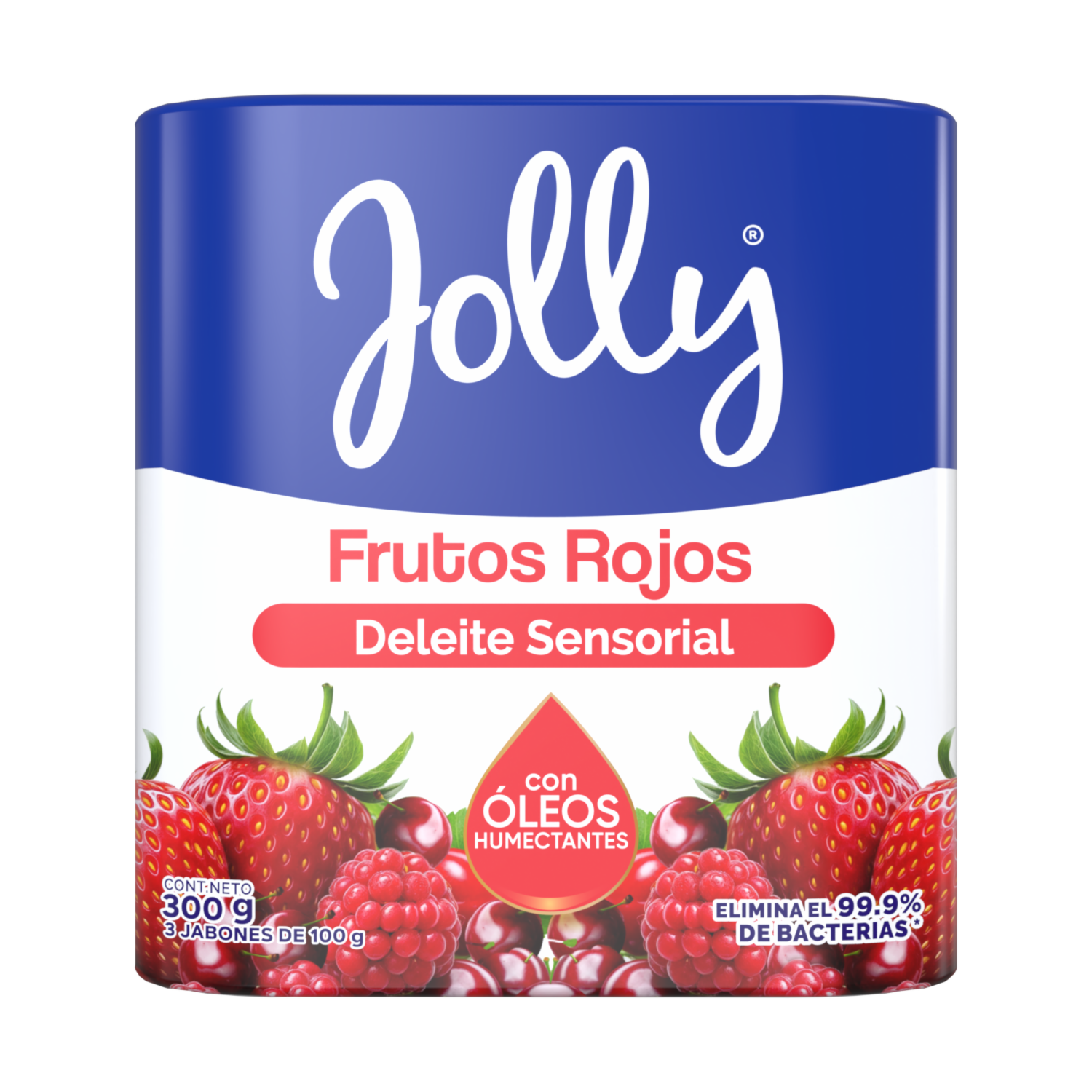 Jabón De Tocador Deleite Sensorial Experiencia Intensa Frutos Rojos JOLLY X 100 G