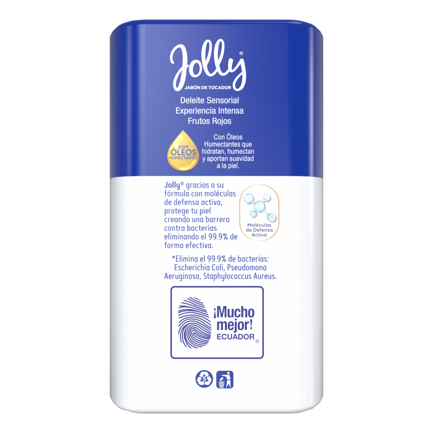 Jabón De Tocador Deleite Sensorial Experiencia Intensa Frutos Rojos JOLLY X 100 G