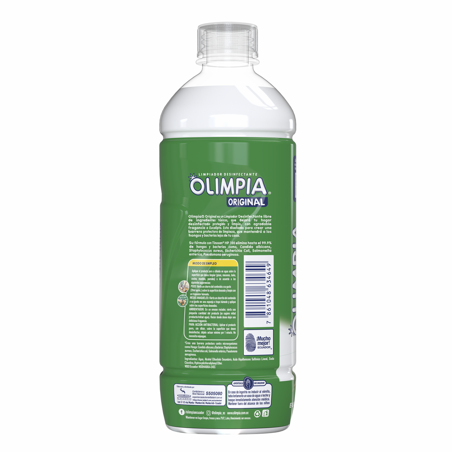 Limpiador Desinfectante Fragancia Eucalipto Silvestre OLIMPIA 450 Ml
