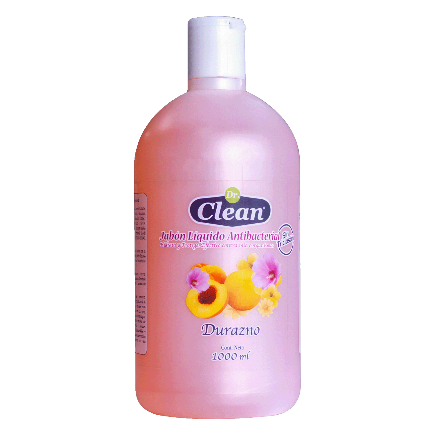 Jabón Líquido Antibacterial Aroma Durazno DR. CLEAN 1000 Ml