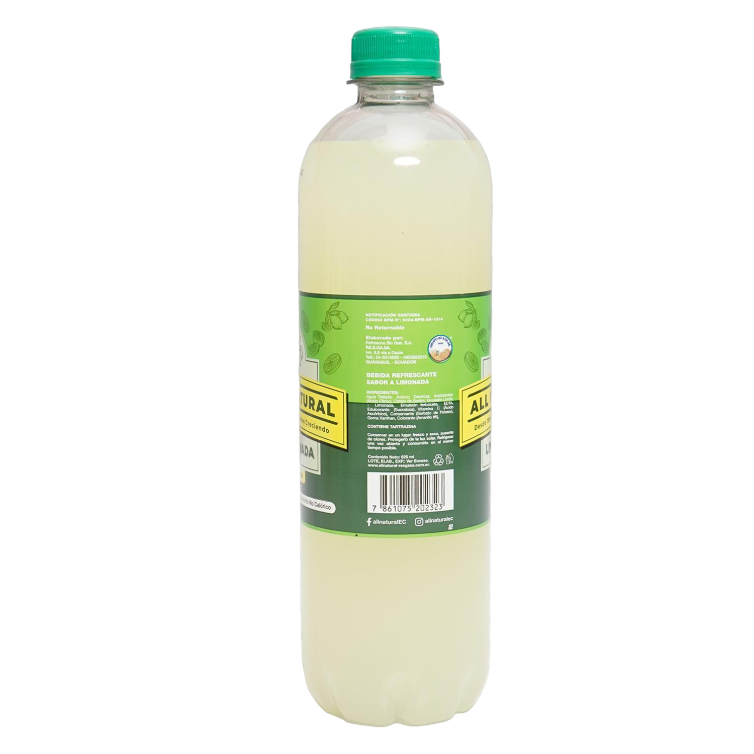 Limonada Clásica Embotellada ALL NATURAL 625 Ml