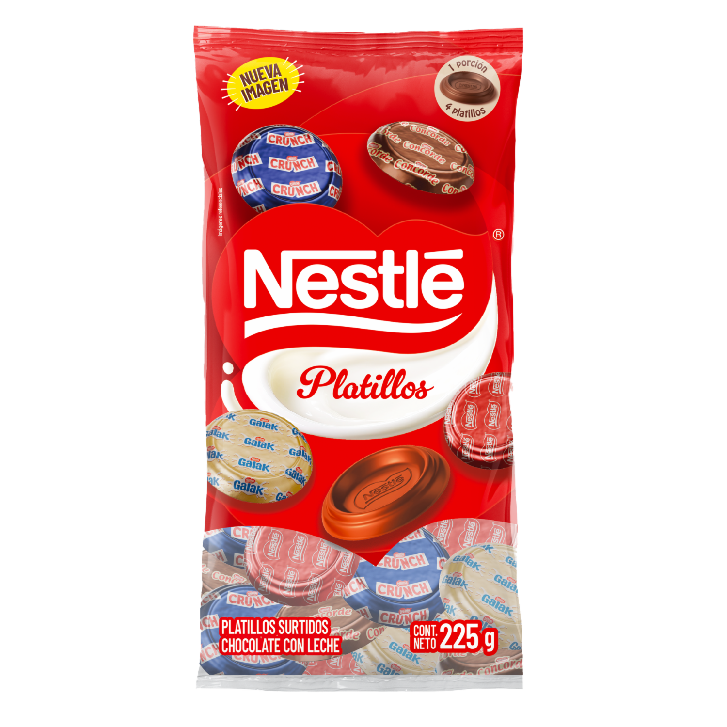 Chocolate Platillos Surtidos NESTLÉ 225 G