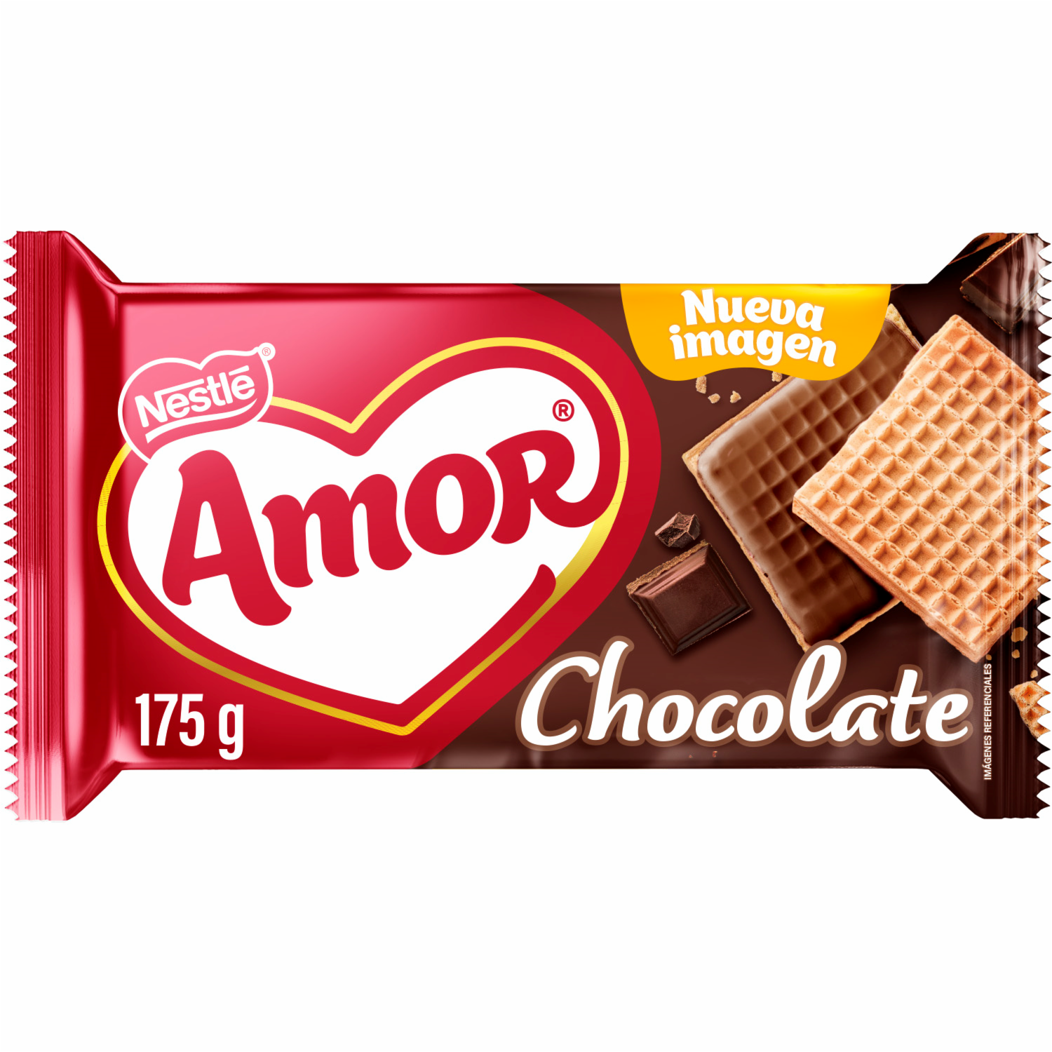 Galletas Dulces Waffer Chocolate AMOR 175 G