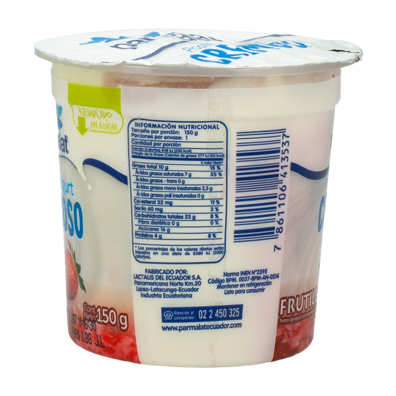 Postre De Yogurt Con Frutilla PARMALAT 150 G