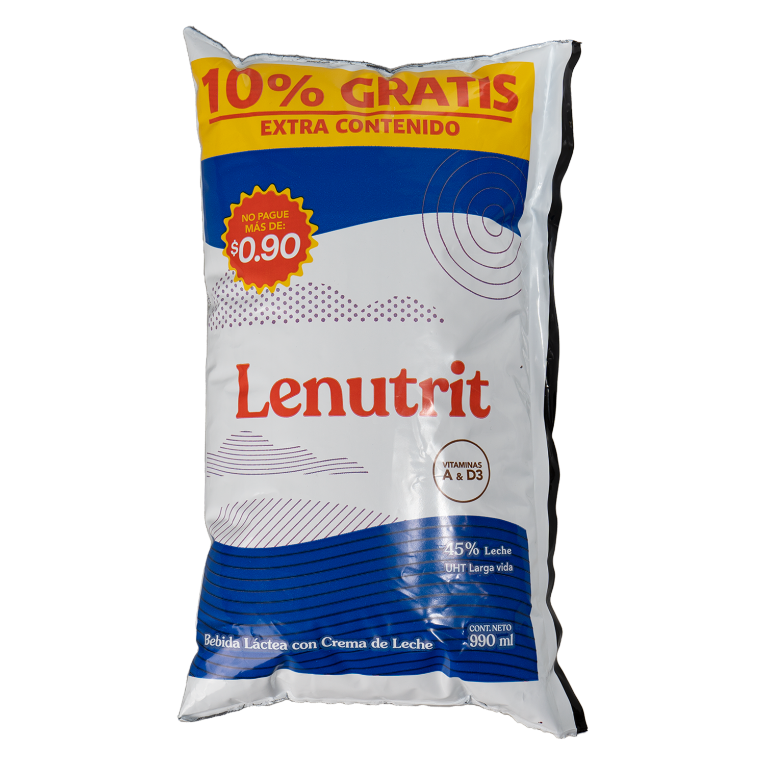 Leche Entera Con Crema Y Vitaminas LENUTRIT 990 Ml