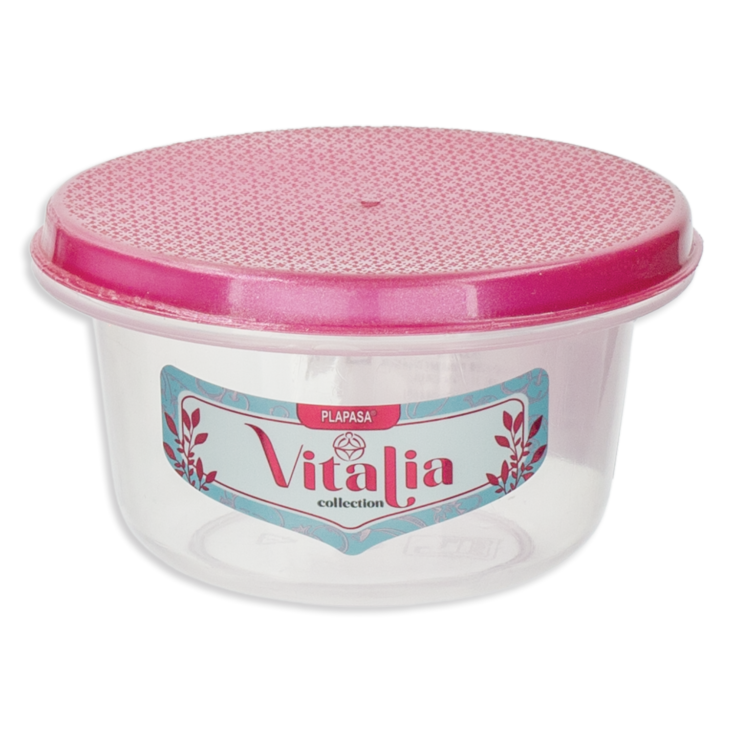 Repostero Discoware N1 Con Tapa Burdeos Perlado Vitalia PLAPASA 0.16 Litros