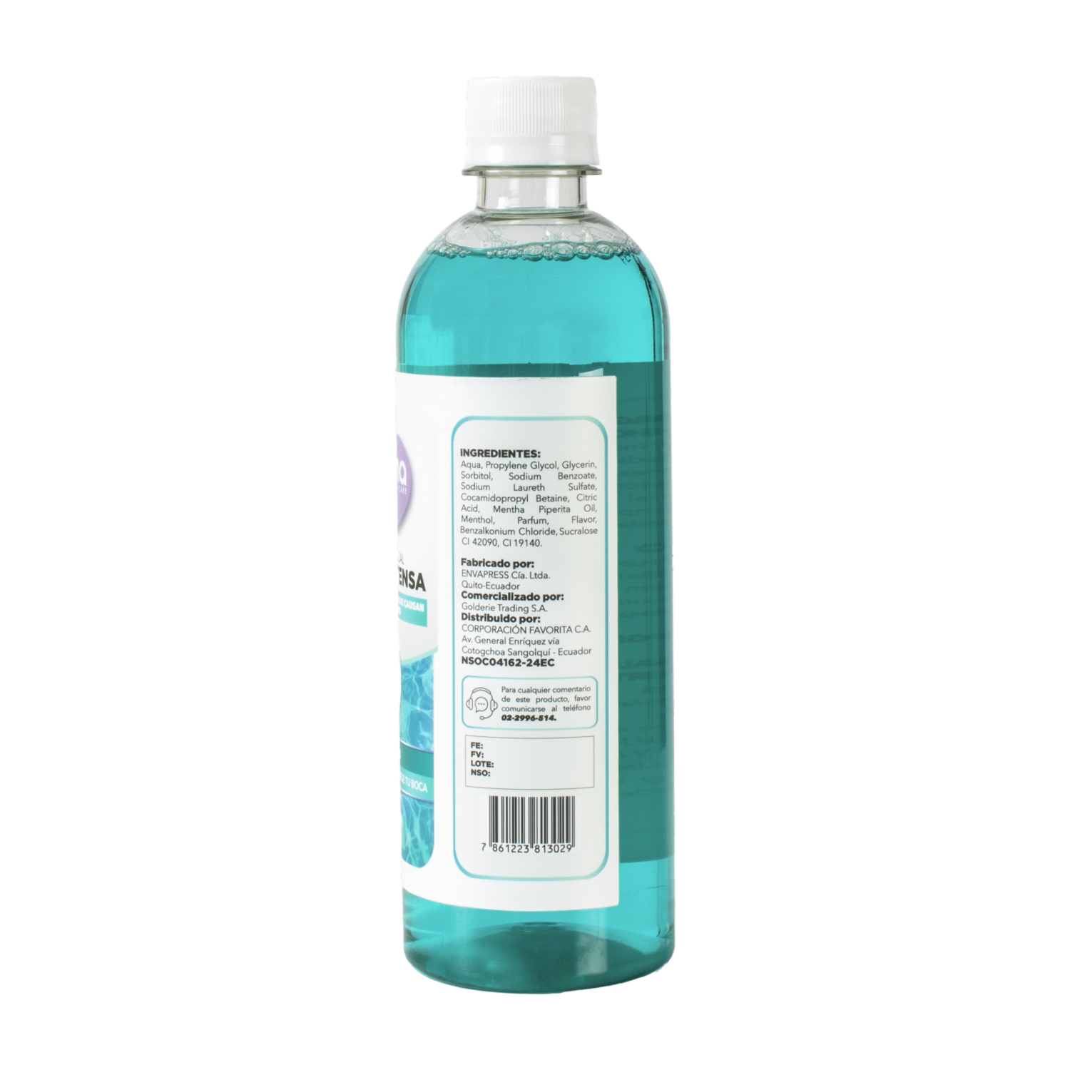 Enjuague  Bucal Sin Alcohol GAMA 500 Ml
