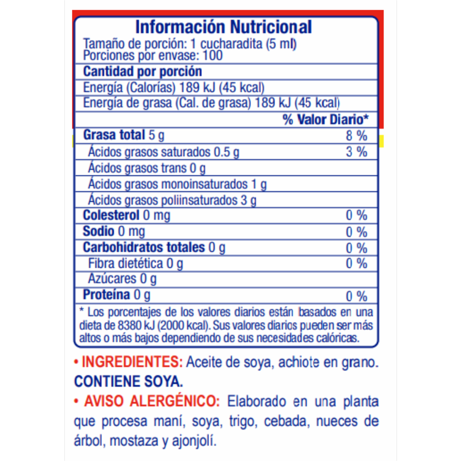 Achiote Líquido En Aceite SUPERMAXI 190 Ml