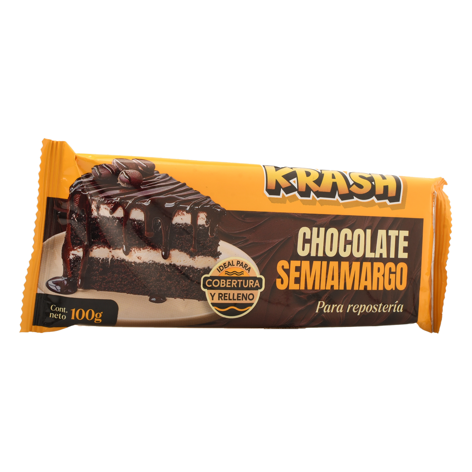 Chocolate Semiamargo De Repostería KRASH 100 G