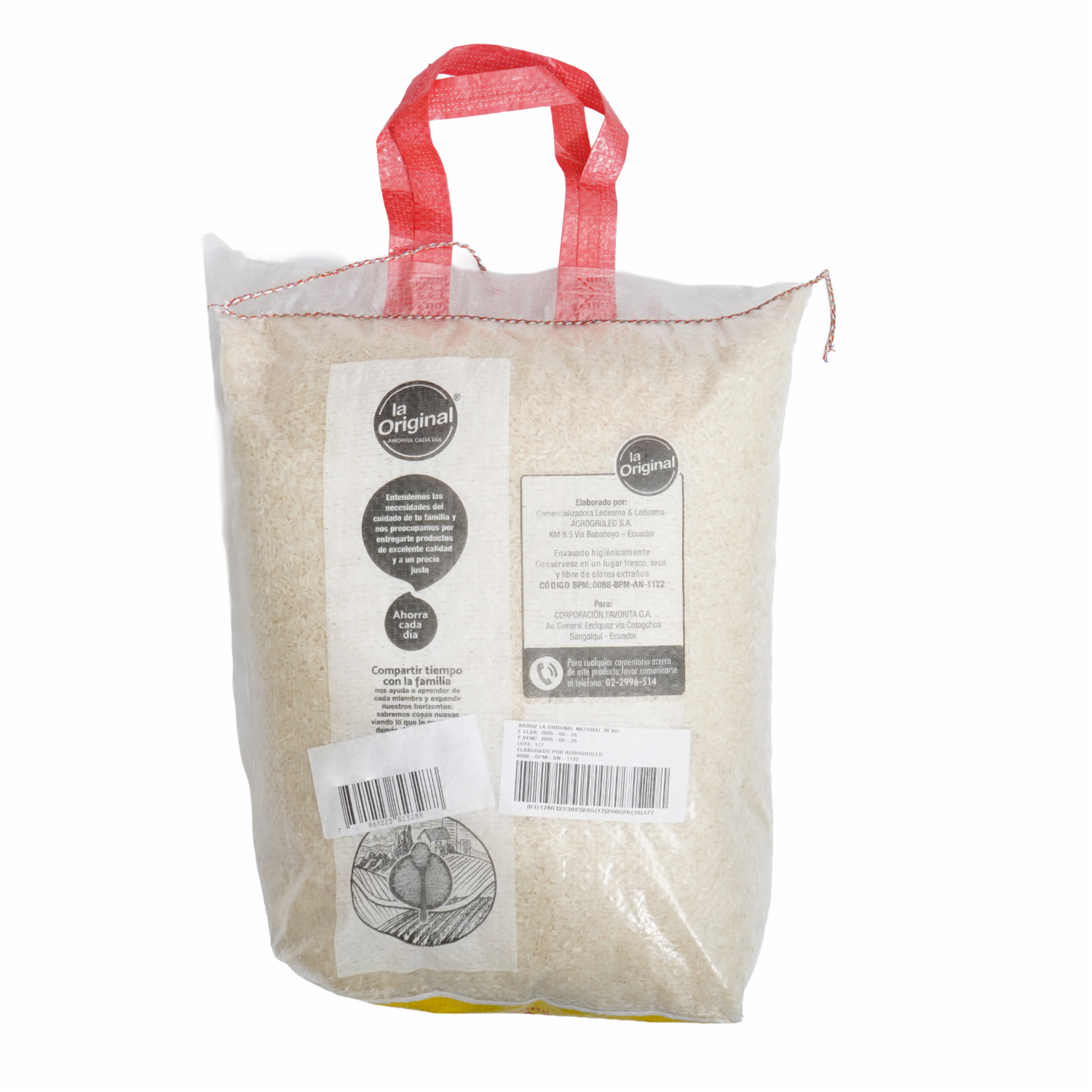 Arroz Natural Super Rendidor LA ORIGINAL 10 Kg