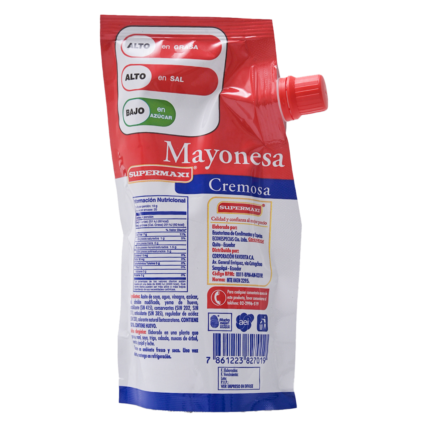 Mayonesa Cremosa SUPERMAXI 200 G