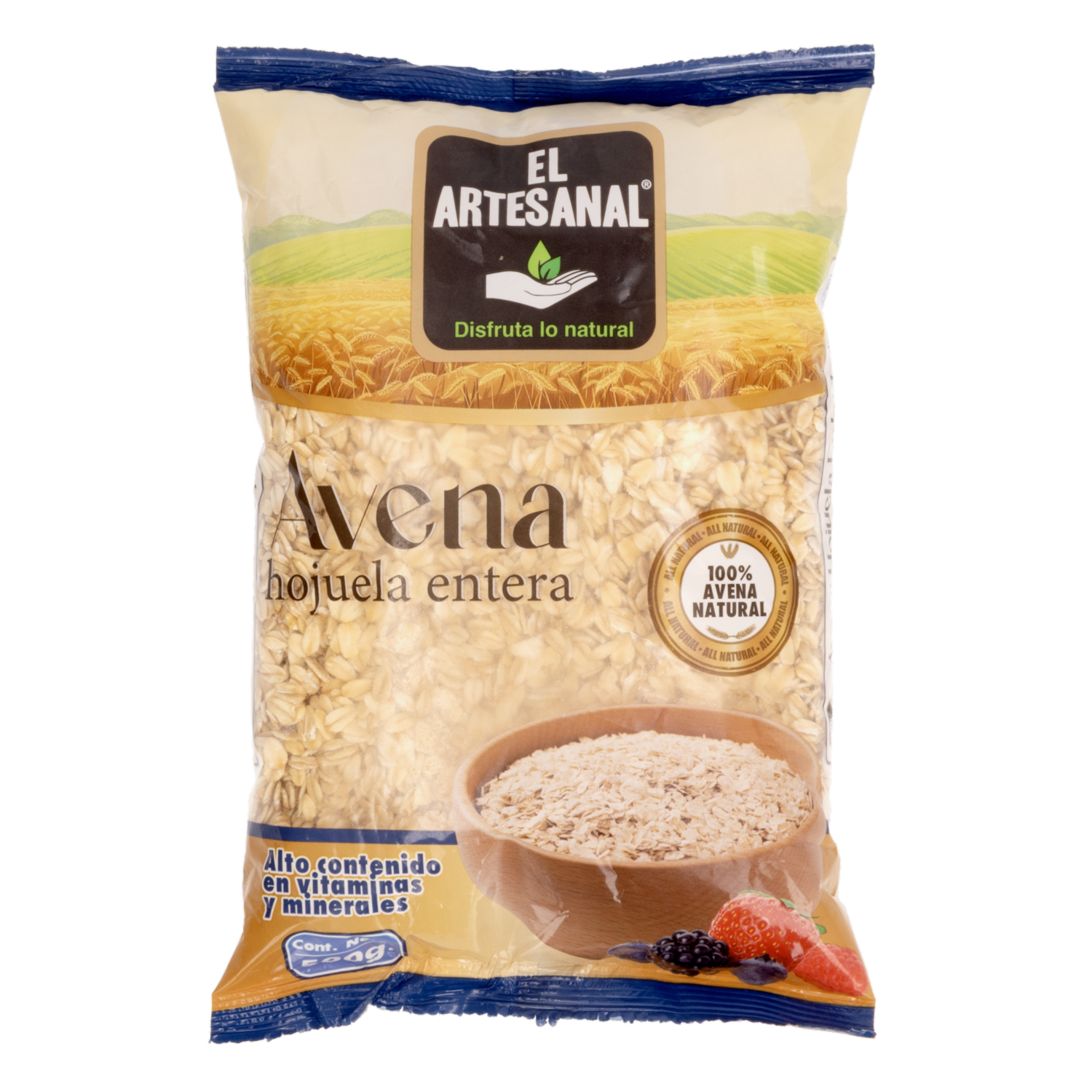 Avena En Hojuelas Entera EL ARTESANAL 500 G