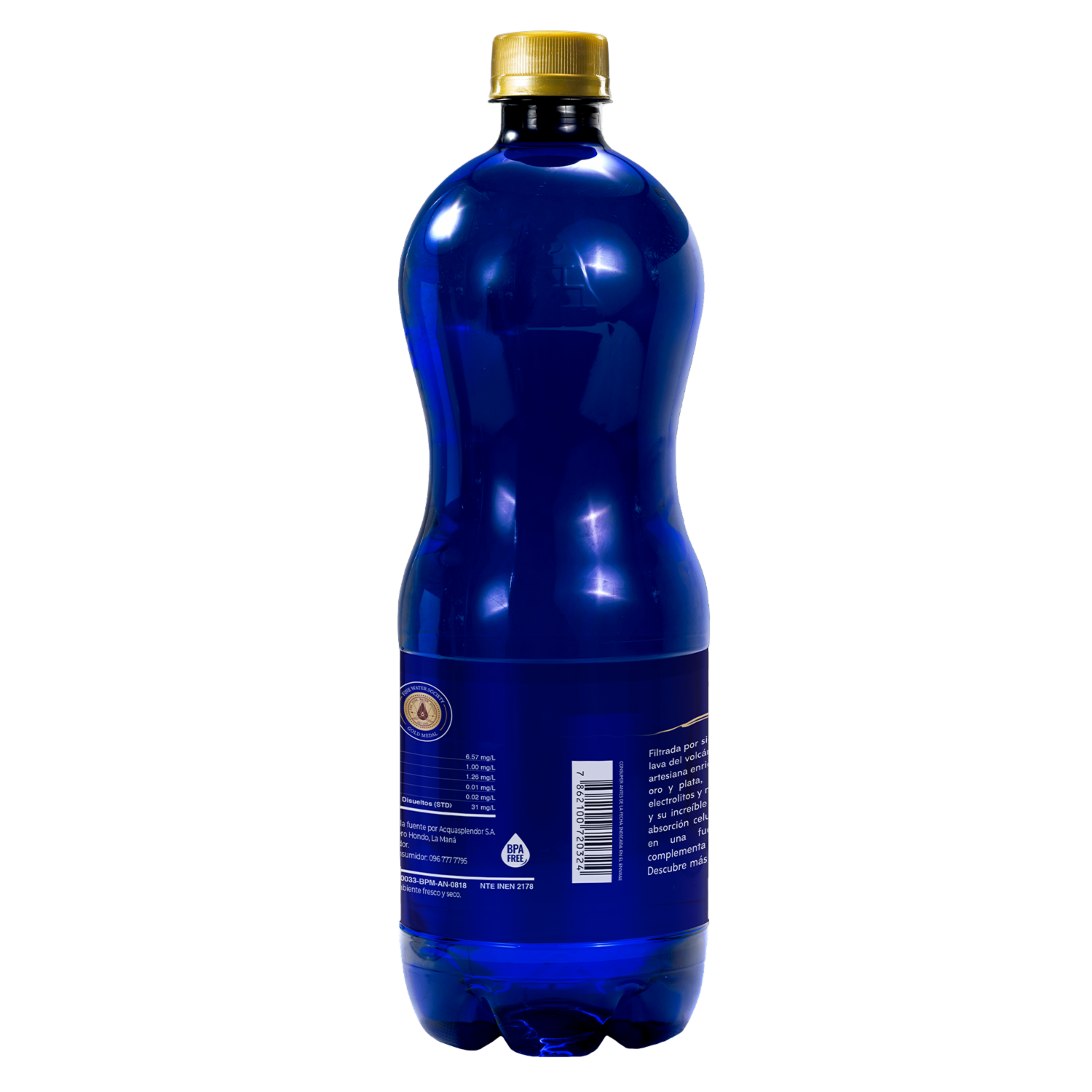 Agua Sin Gas Mineral Natural Artesiana SPLENDOR 1 Litro