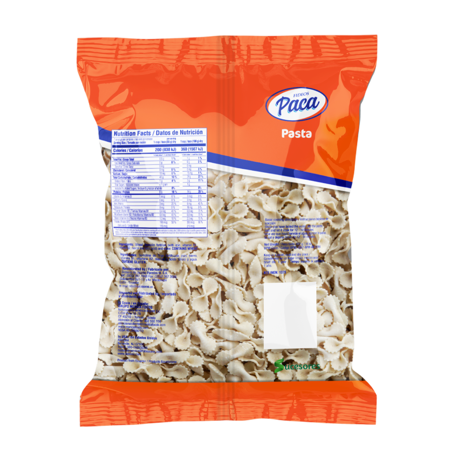 Fideo Lazo Ilusión PACA 400 G