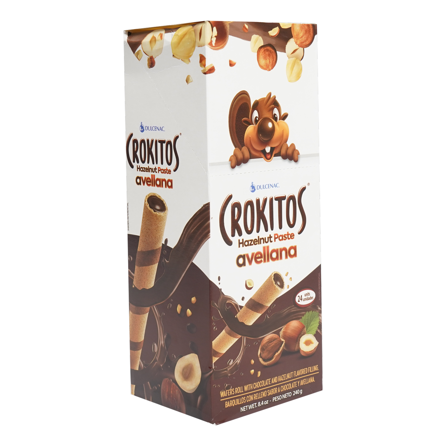 Barquillos Choco Avellana CROKITOS 240 G