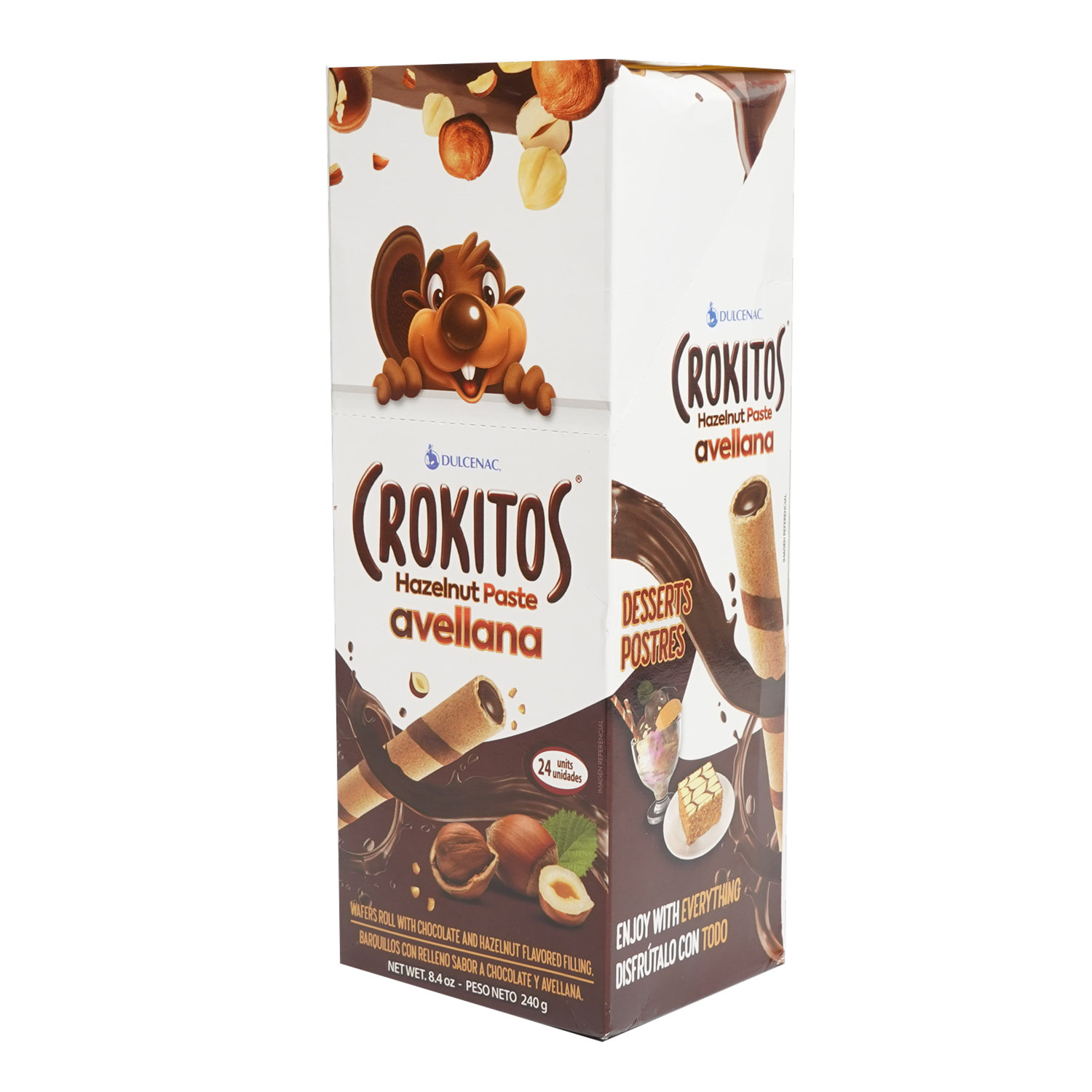 Barquillos Choco Avellana CROKITOS 240 G